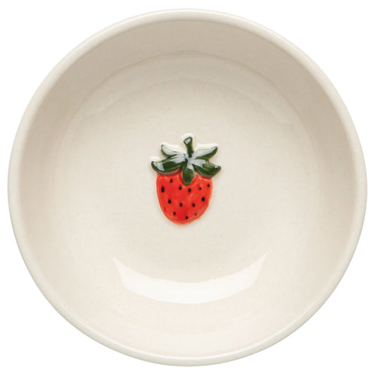 Strawberry Motif Pinch Bowls