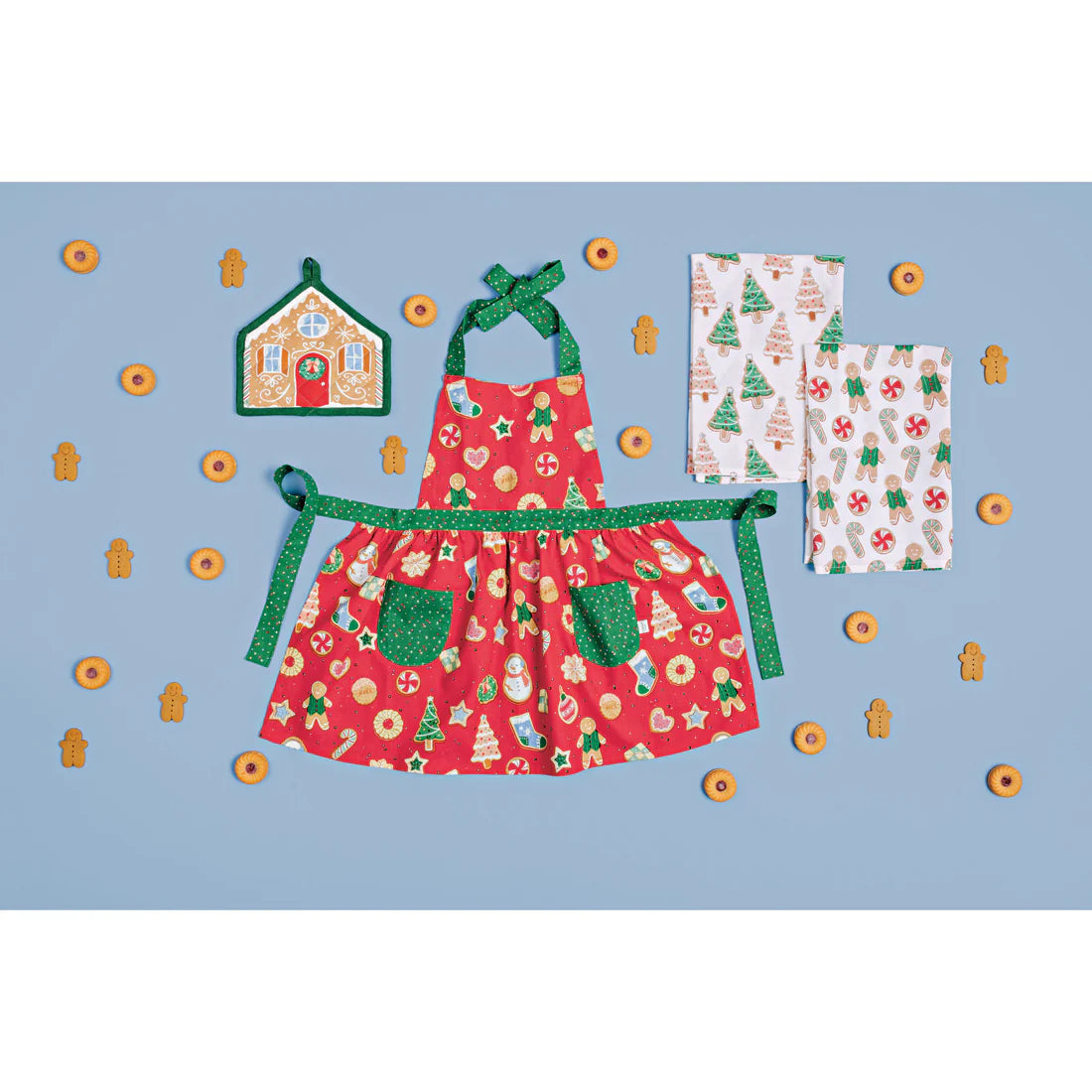 Cookie Exchange Holiday Apron