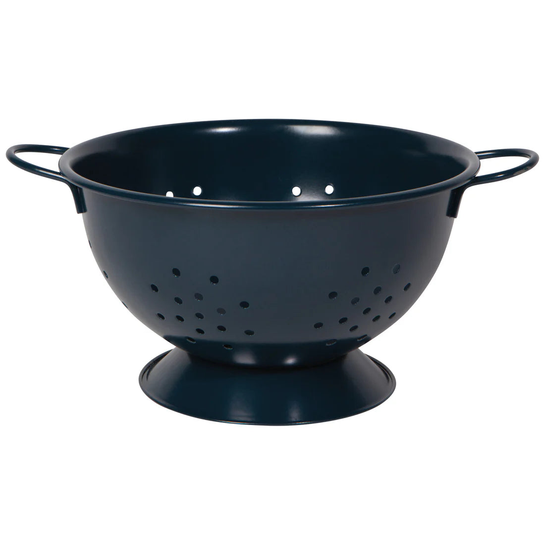 Matte Steel Ink Blue Colander Large