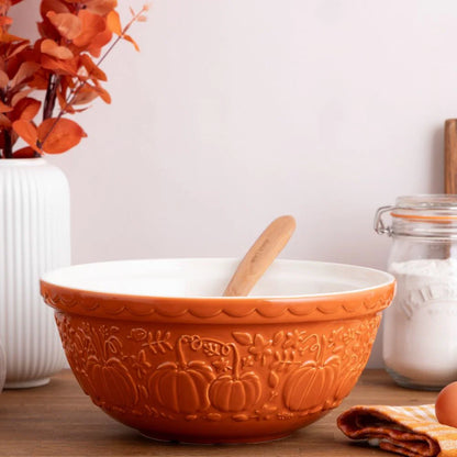 Mason Cash In The Pumpkin Patch S12 Orange Mixing Bowl (4.25 Qt)