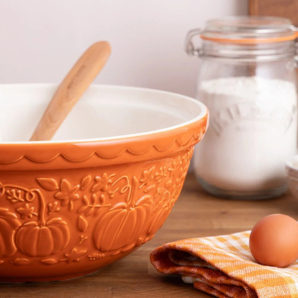 Mason Cash In The Pumpkin Patch S12 Orange Mixing Bowl (4.25 Qt)