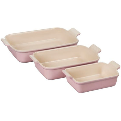 Le Creuset Heritage Set of 3 Rectangular Dishes
