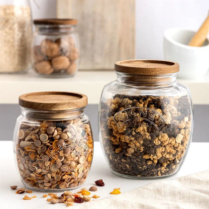 KILNER Jar with Wooden Lid 28.7 OZ