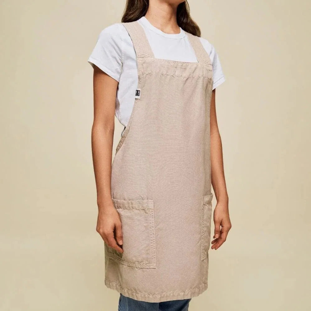 Hedley & Bennett Smock Apron in Oat