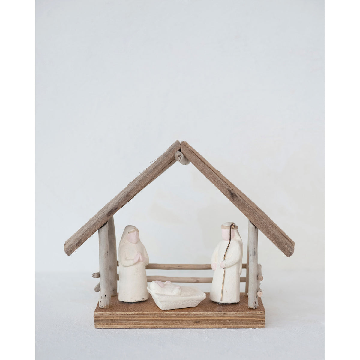 Driftwood Nativity Scene