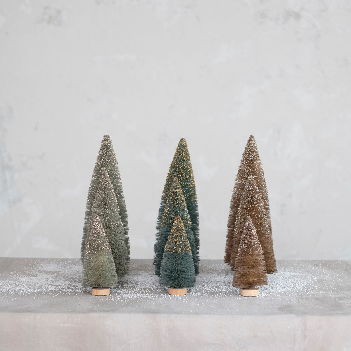 Glitter Bottle Brush Tree
