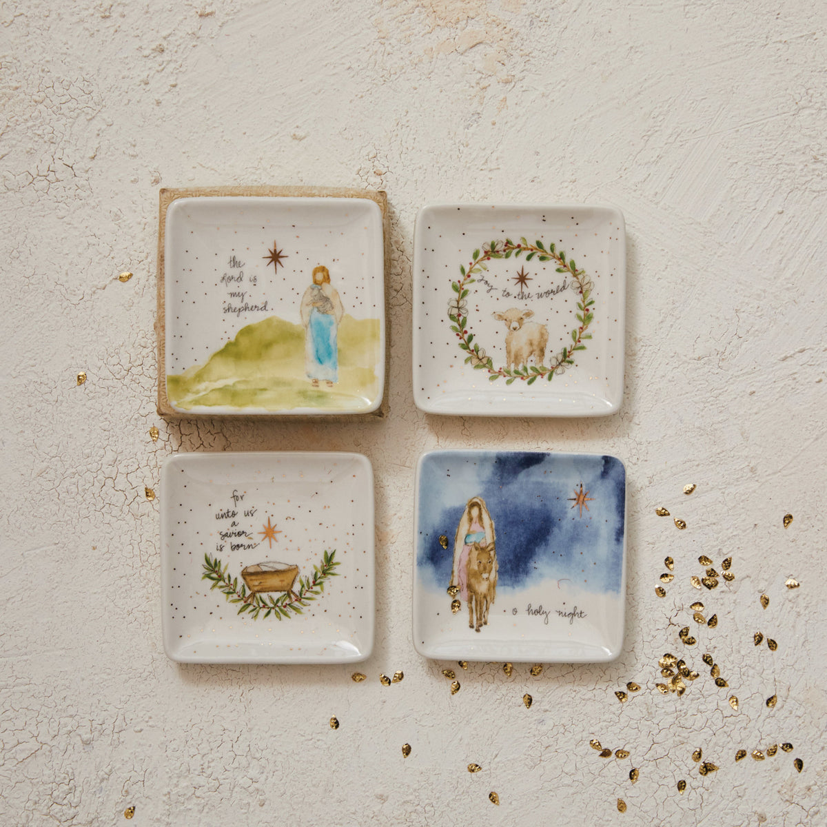 The Meaning Of Christmas Message Trinket Tray