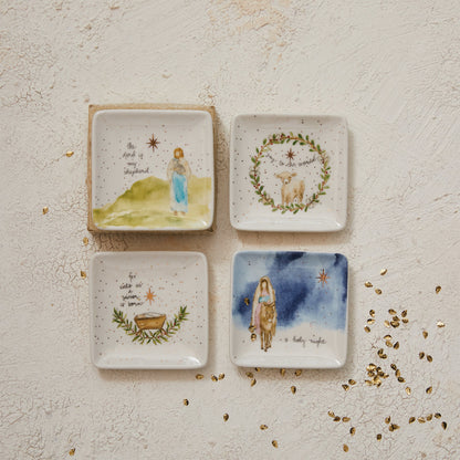 The Meaning Of Christmas Message Trinket Tray