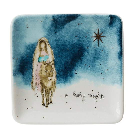 The Meaning Of Christmas Message Trinket Tray