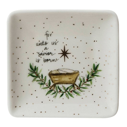 The Meaning Of Christmas Message Trinket Tray