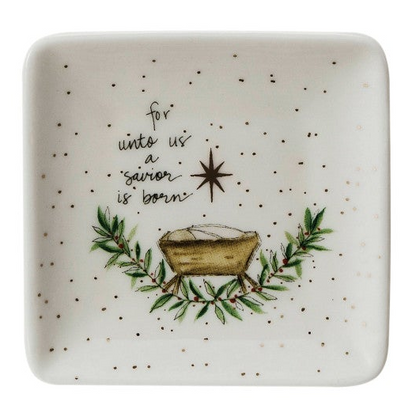 The Meaning Of Christmas Message Trinket Tray