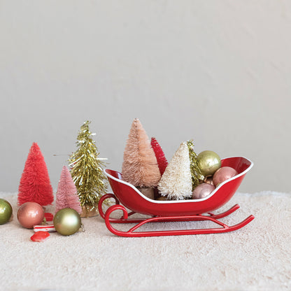 Metal Sleigh Soap Tray
