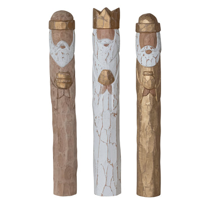 Wooden Wisemen Figurines