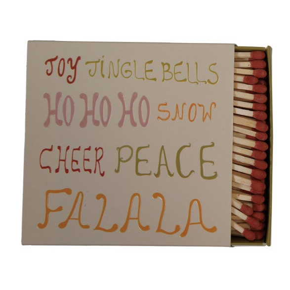 Safety Matches in Matchbox with Holiday Design, 2 Styles ©
