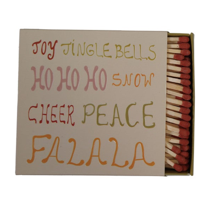 Safety Matches in Matchbox with Holiday Design, 2 Styles ©