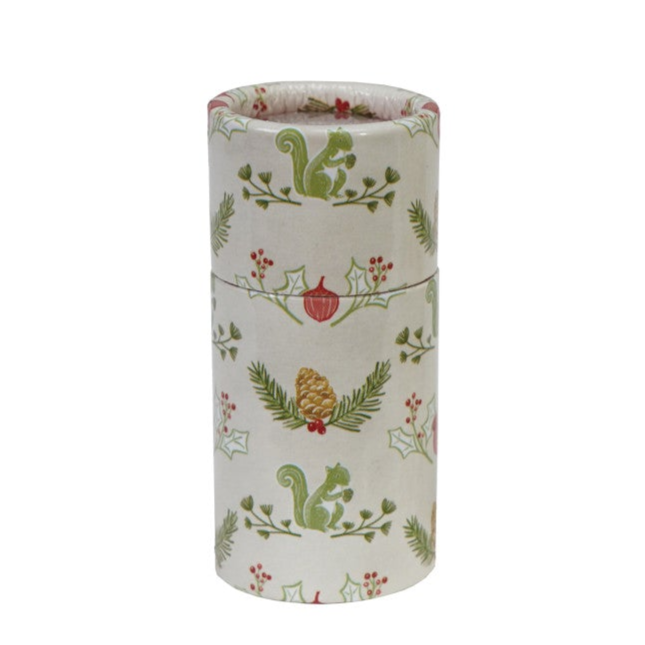 Safety Matches in Tube Matchbox with Seasonal Pattern, 2 Styles ©