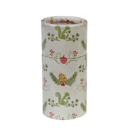 Safety Matches in Tube Matchbox with Seasonal Pattern, 2 Styles ©