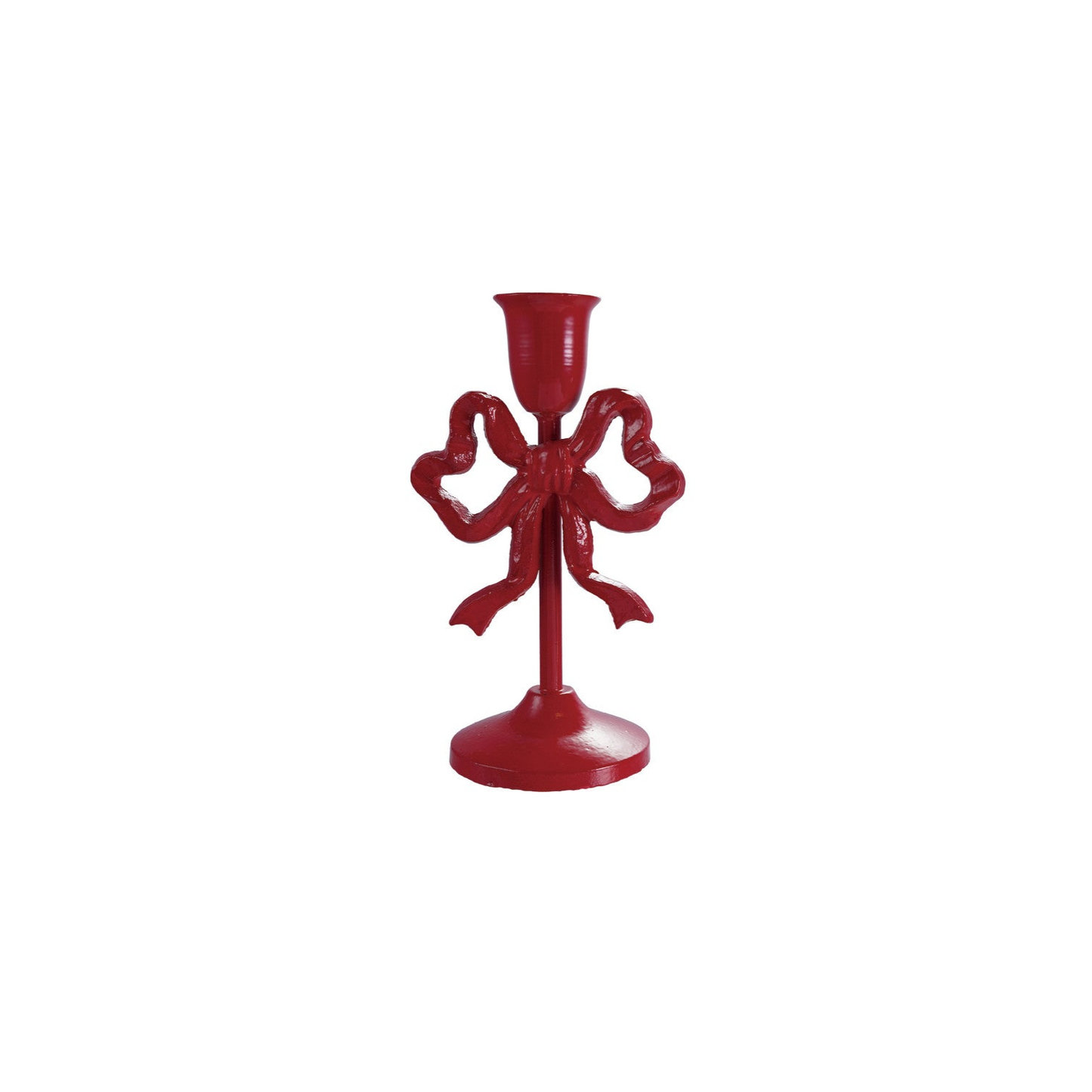 Cast Iron Bow Taper Holder, 2 Colors