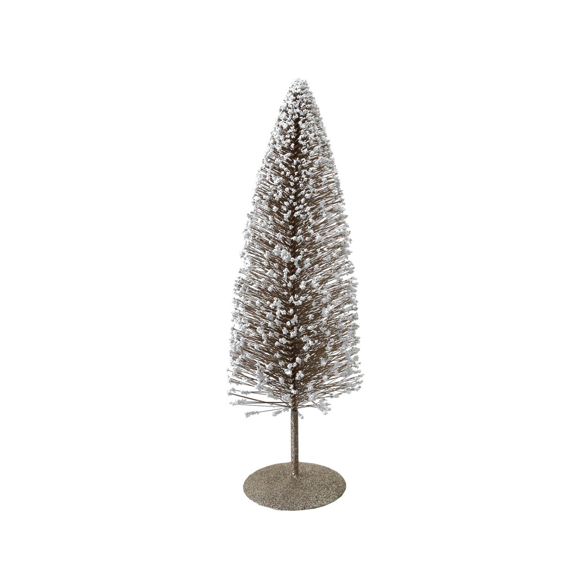 Large Silver Bottle Brush Tree with Glitter & Microbeads