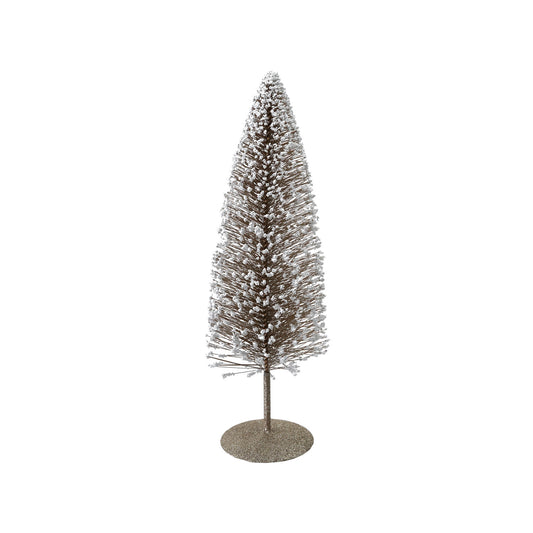Large Silver Bottle Brush Tree with Glitter & Microbeads