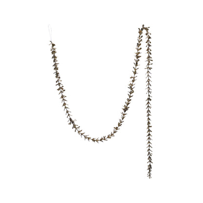 Champagne Faux Boxwood Garland