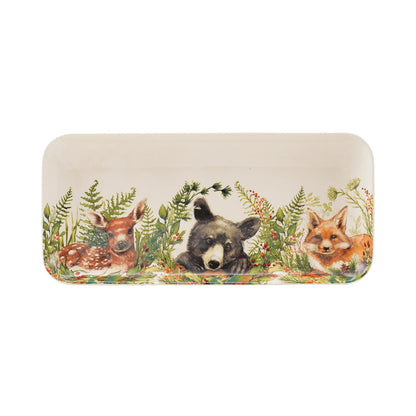Woodland Animal Stoneware Platter