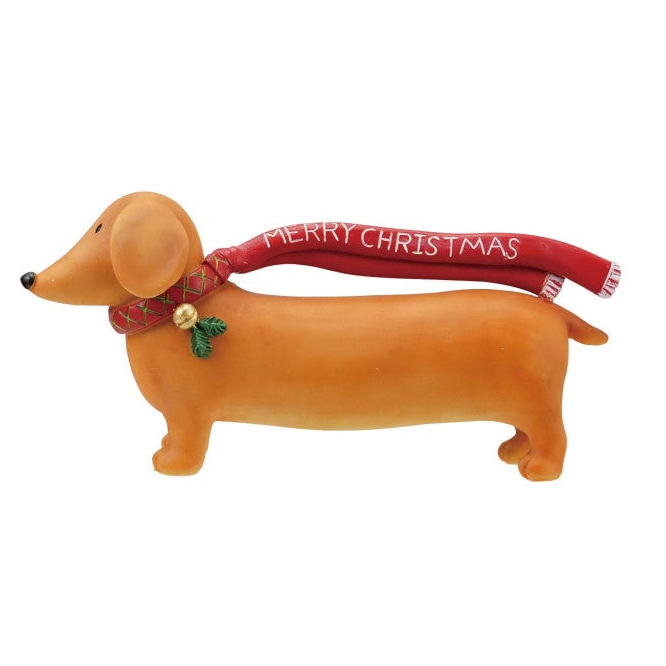Christmas Wiener Dog Decor