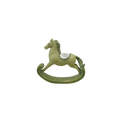 Vintage Reproduction Rocking Horse Candle Holder