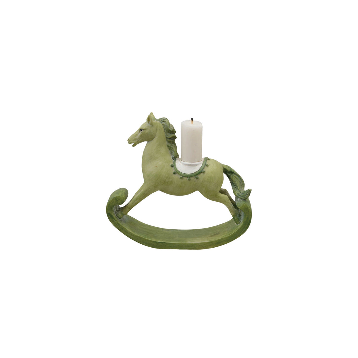 Vintage Reproduction Rocking Horse Candle Holder