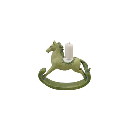 Vintage Reproduction Rocking Horse Candle Holder