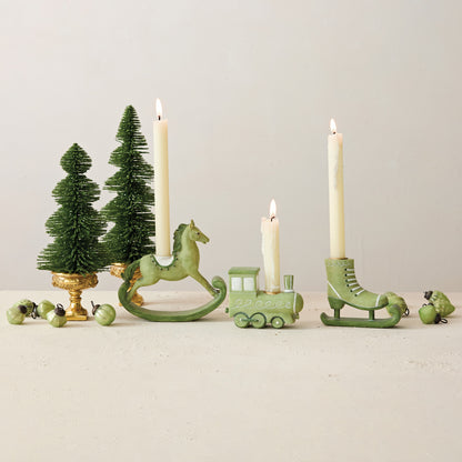Vintage Reproduction Rocking Horse Candle Holder