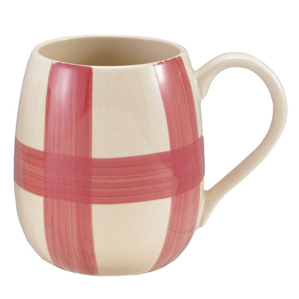 Holiday Plaid Coffee Mug, 16 oz