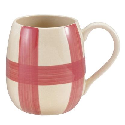 Holiday Plaid Coffee Mug, 16 oz