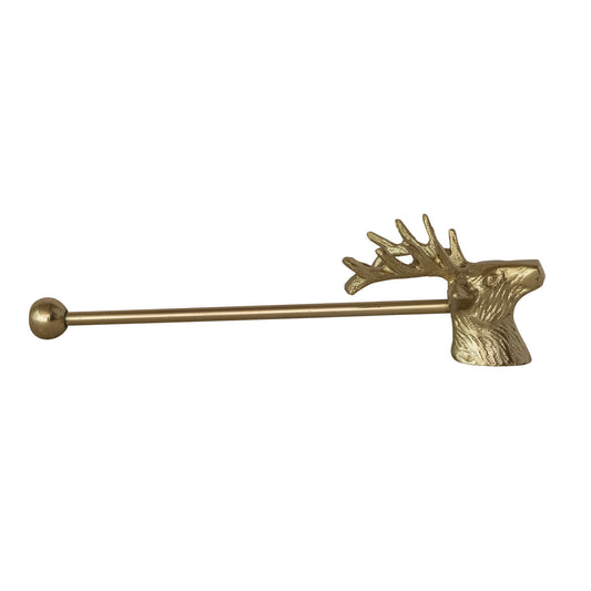 Gold Stag Candle Snuffer
