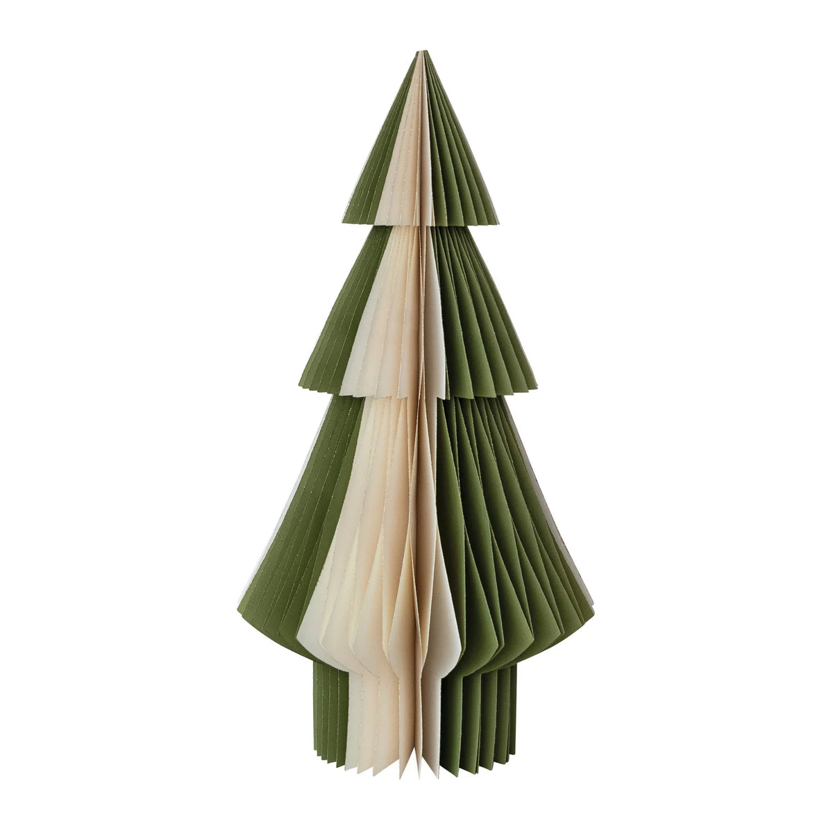 Green Honeycomb Paper Tree