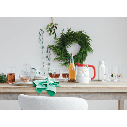 Christmas Stemmed Wine Glass