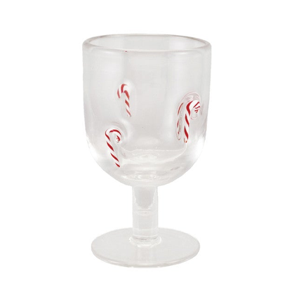 Christmas Stemmed Wine Glass