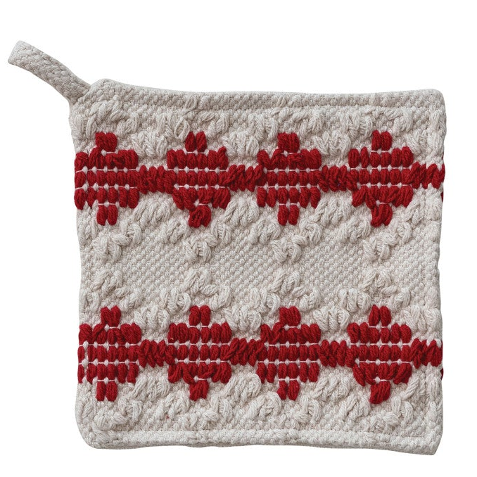 Tufted Diamond Pot Holder