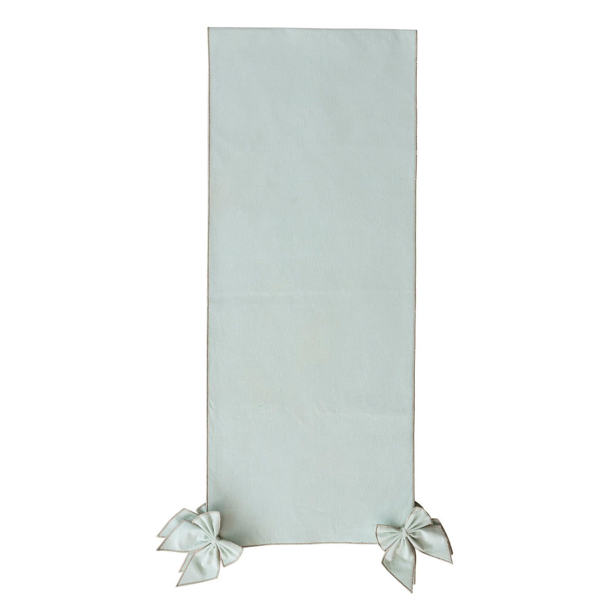 Mint Holiday Table Runner with Bows