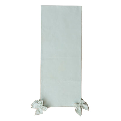 Mint Holiday Table Runner with Bows