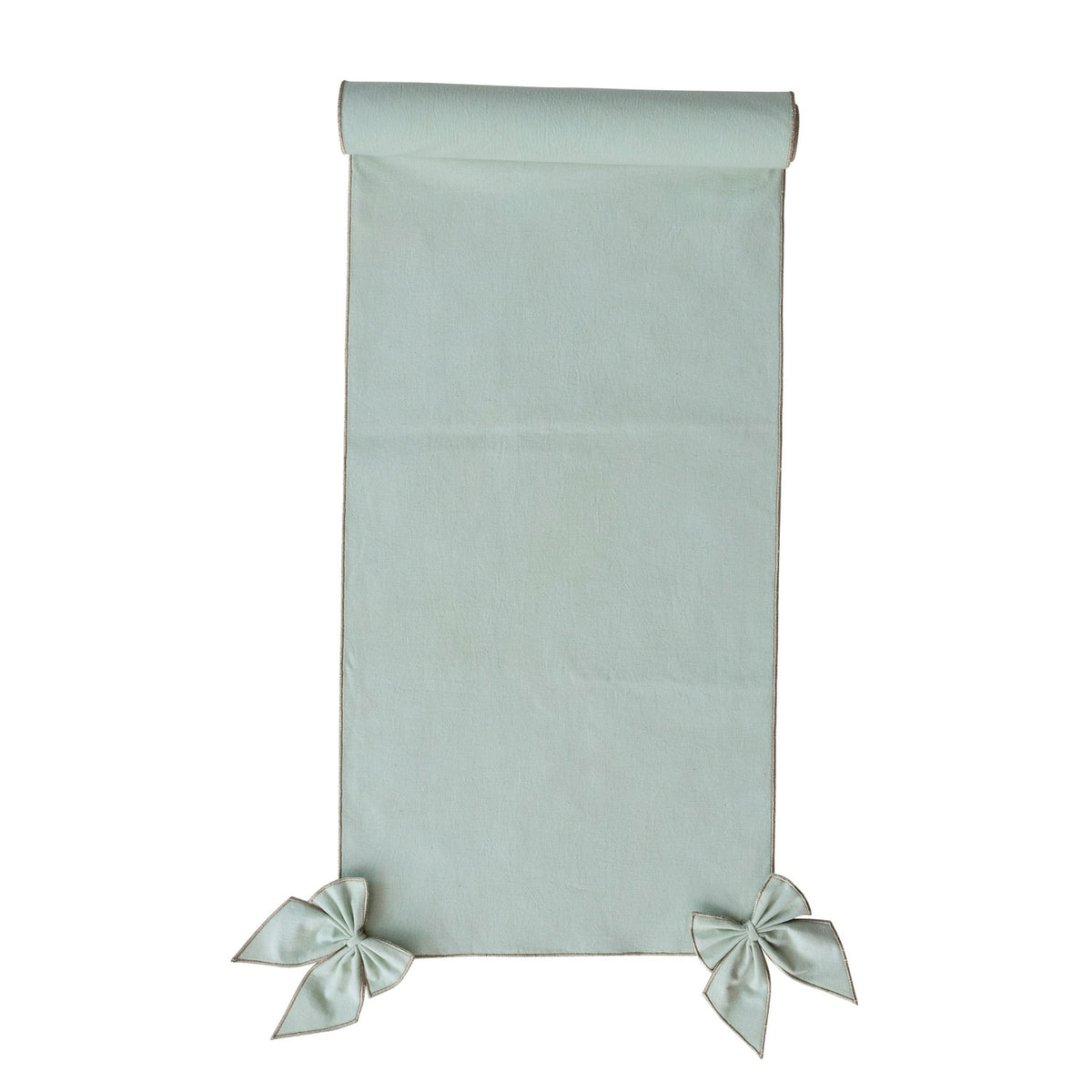 Mint Holiday Table Runner with Bows