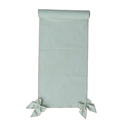 Mint Holiday Table Runner with Bows