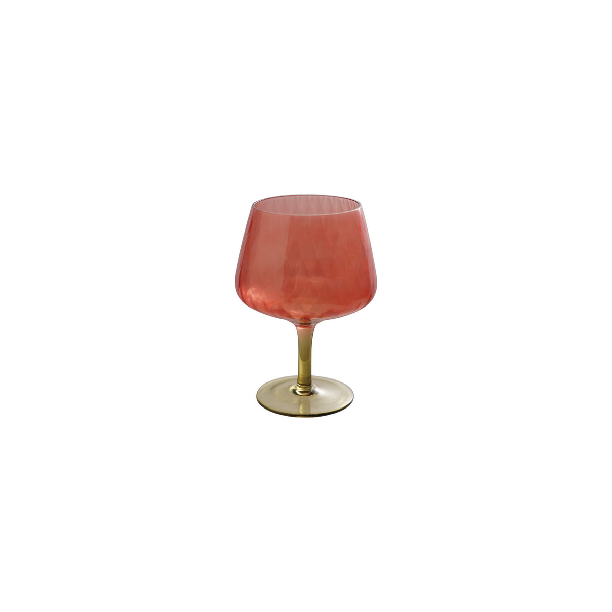 Vintage-Inspired Stemmed Wine Glass, 14 oz