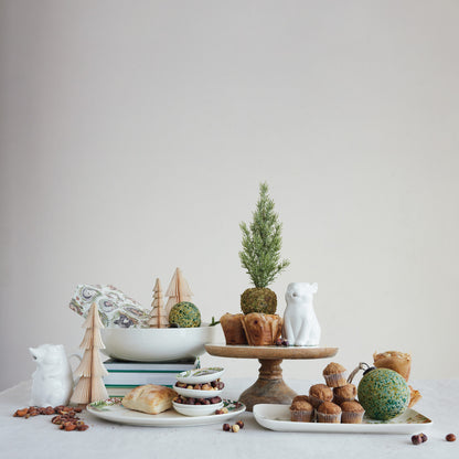 Woodland Holiday Serving Bowl