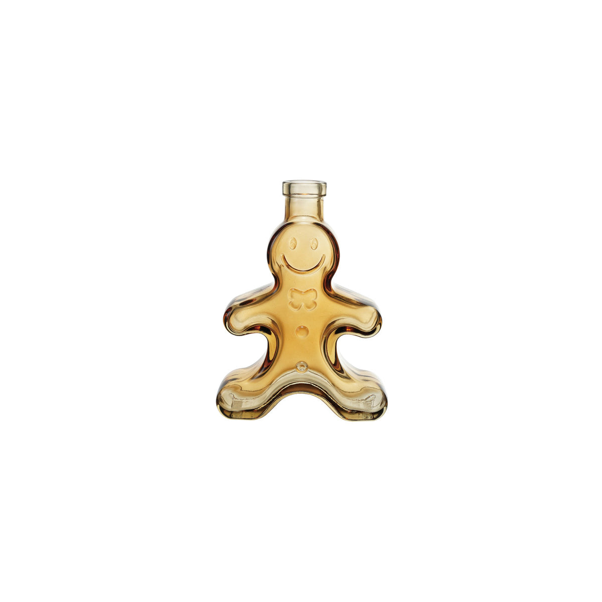 Gingerbread Glass Taper Holder