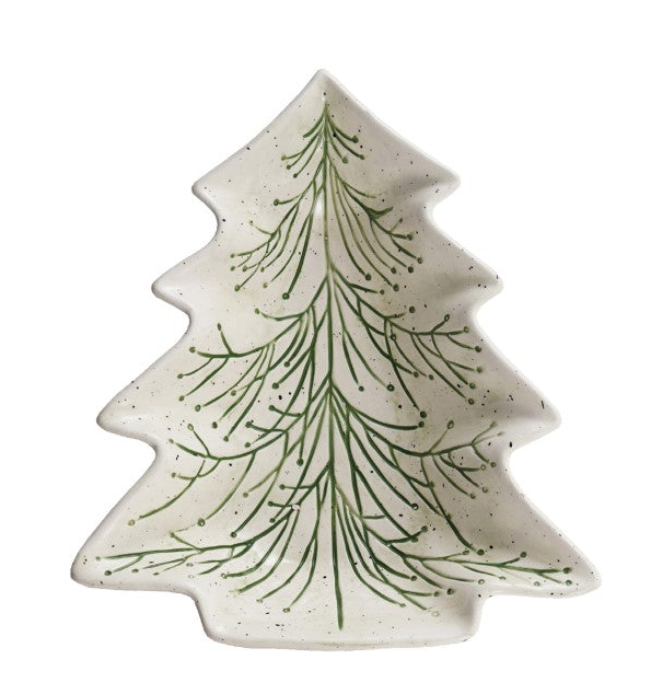 Hand-Painted Ceramic Tree Shaped Dishes, Two Styles