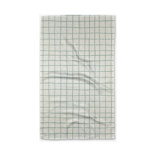 Spring Grid Tea Towel