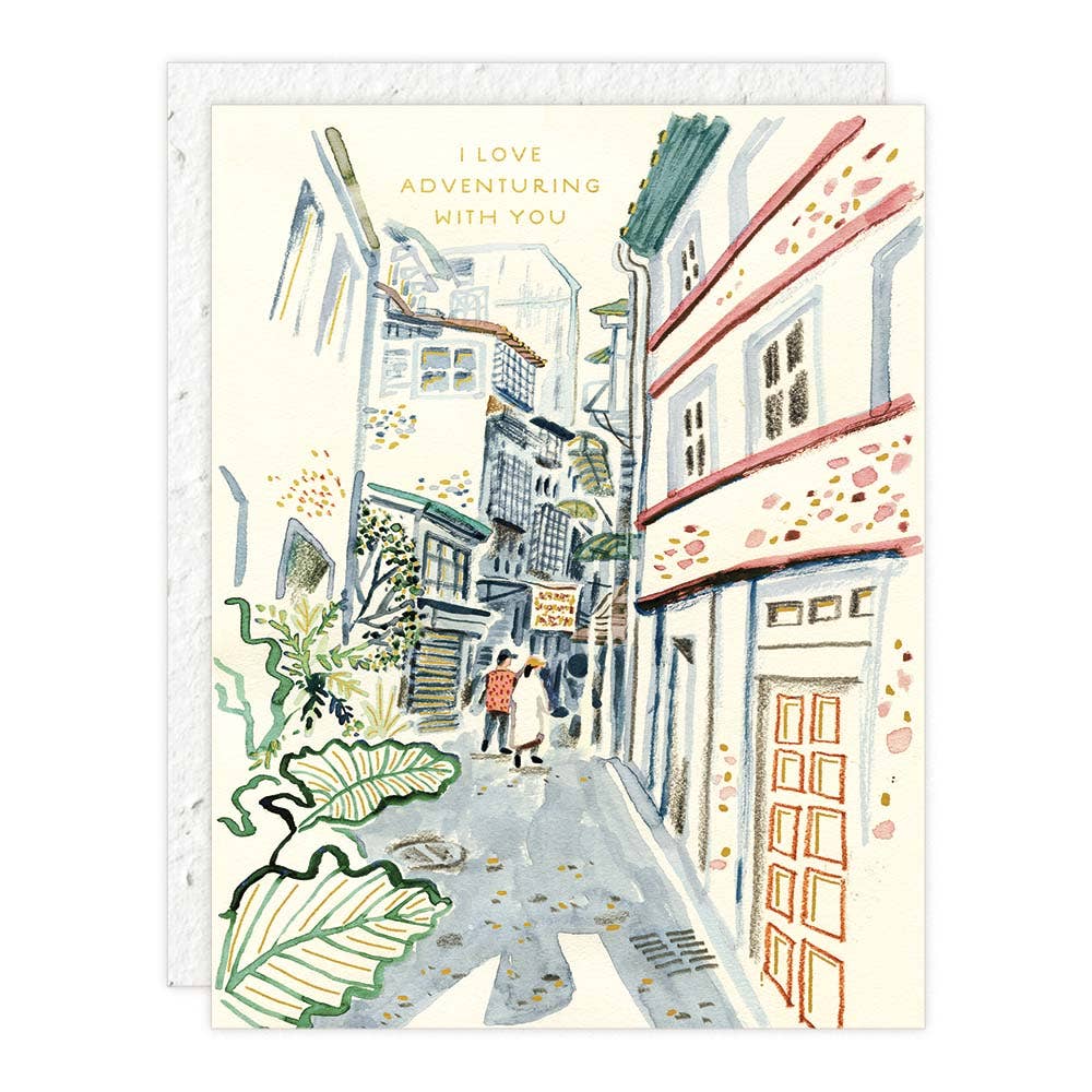 Adventuring  With You - Love + Friendship Card  Browns Kitchen