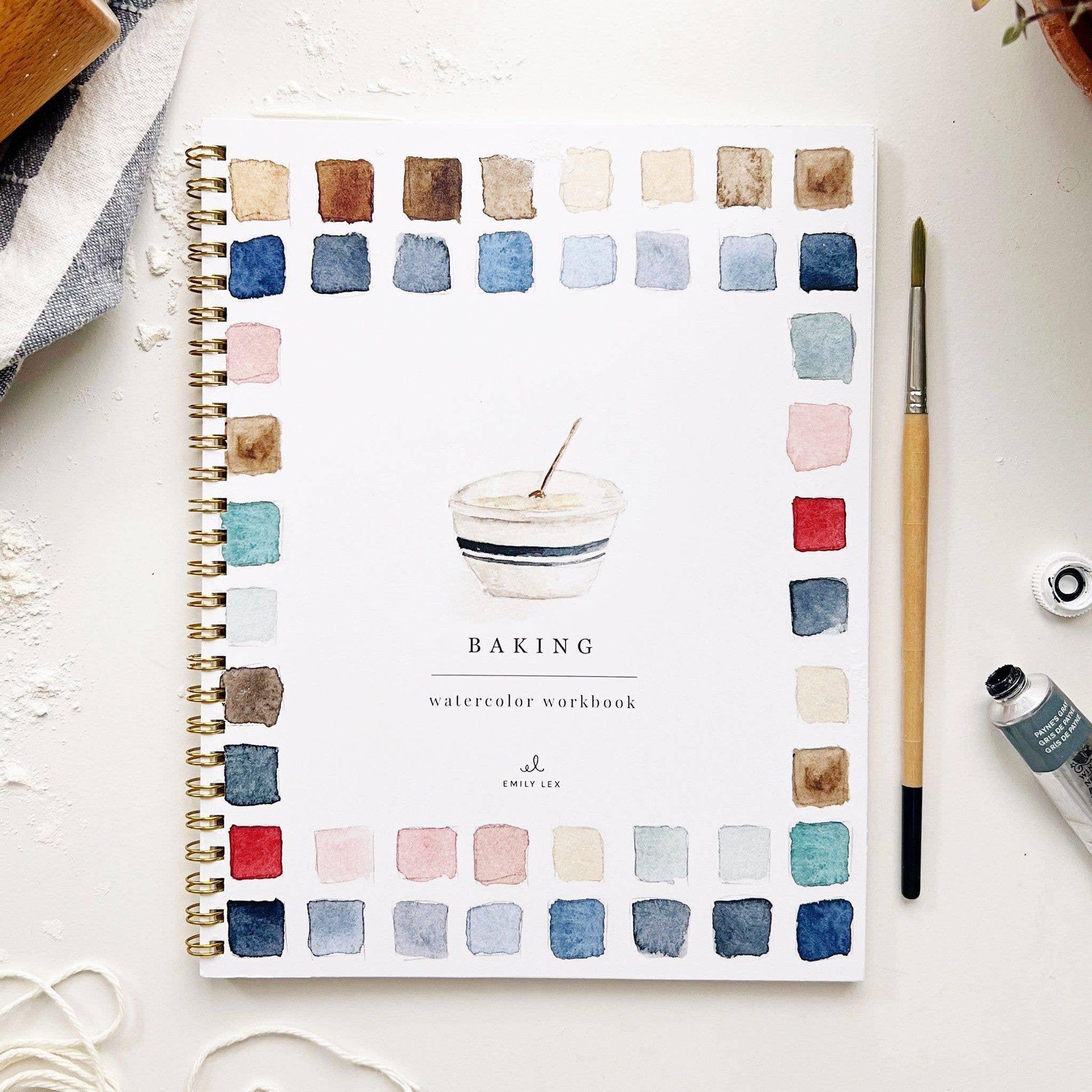 Baking Watercolor Workbook - Browns Kitchen