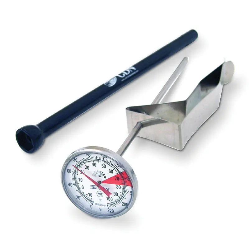 CDN Beverage & Frothing Thermometer –6.5” Stem CDN
